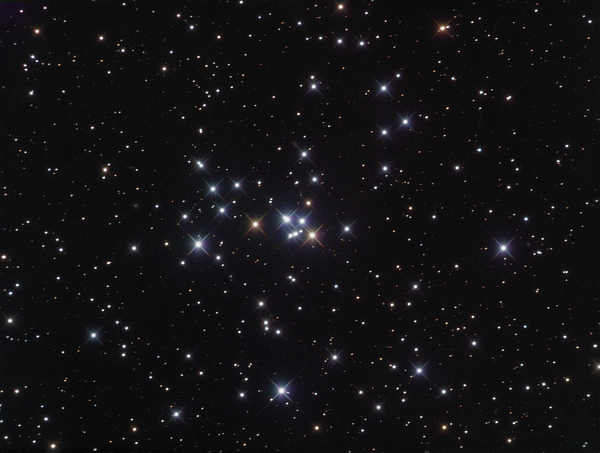 An image of open cluster NGC 2281 in Auriga provided by Dan Crowson.