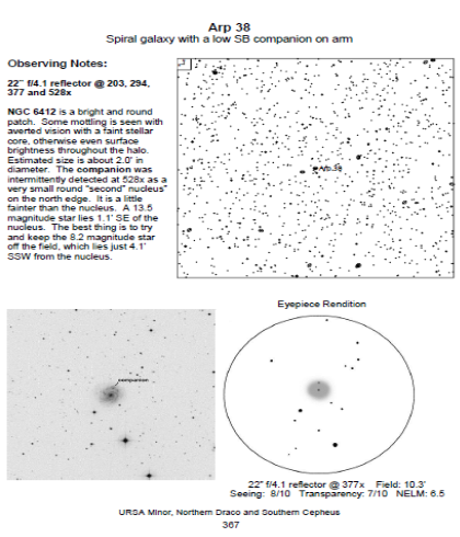 Sample content from Observing the Arp Peculiar Galaxies