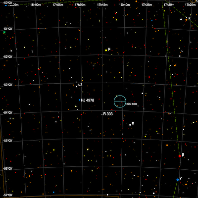 Finder chart for the double star HJ 4978 in Ara Finder chart for the double star HJ 4978 in Ara