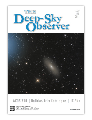 The Deep-Sky Observer 179 Cover The Deep-Sky Observer 179 Cover
