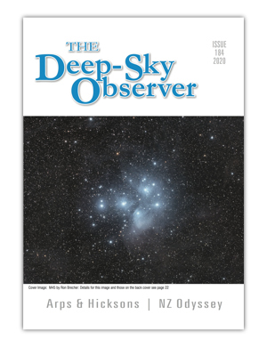 The Deep-Sky Observer 184 Cover