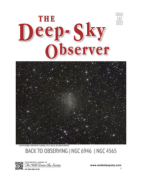 The cover of The Deep-Sky Observer 192