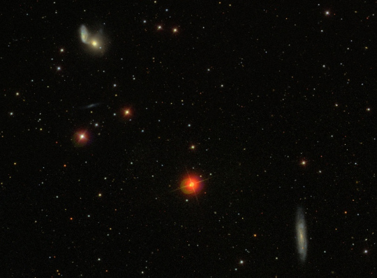 Arp 91 was provided by the Sloan Digital Sky Survey (SDSS)