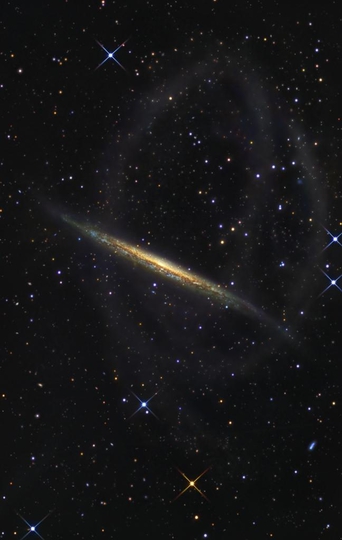 ngc 5907 image - courtesy of r jay gabany