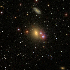 An image of galaxies NGC 1161 and NGC 1160 in Perseus provided by the Sloan Digital Sky Survey (SDSS)