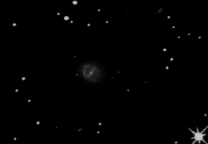 Sketch of NGC 1924 galaxy by Dale Holt