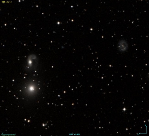 NGC2275 Group - Image Courtesy the Sloan Sky Survey