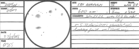 NGC 2289 Group observing notes by Andrew Robertson NGC 2289 Group observing notes by Andrew Robertson