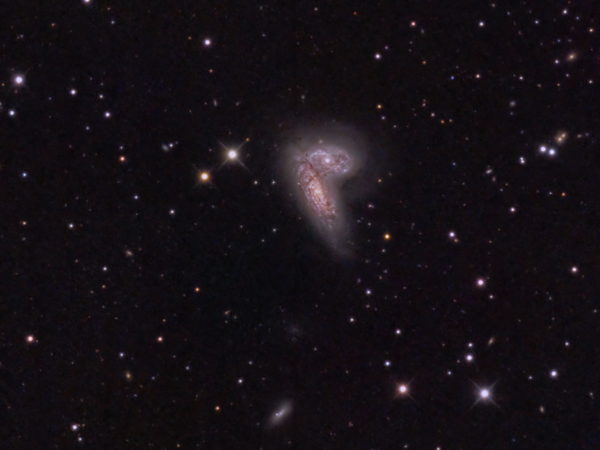 Siamese Twins galaxies (NGC 4567 and NGC 4568) - Image Courtesy of David Davies