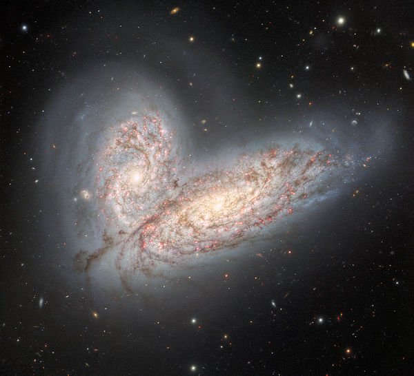 Galaxy Pair NGC 4567/68 in Virgo - International Gemini Observatory/NOIRLab/NSF/AURA