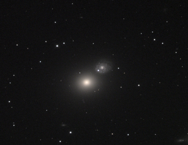 An image of supernova SN2022hrs in NGC 4647 in Virgo - Image Courtesy of David Davies