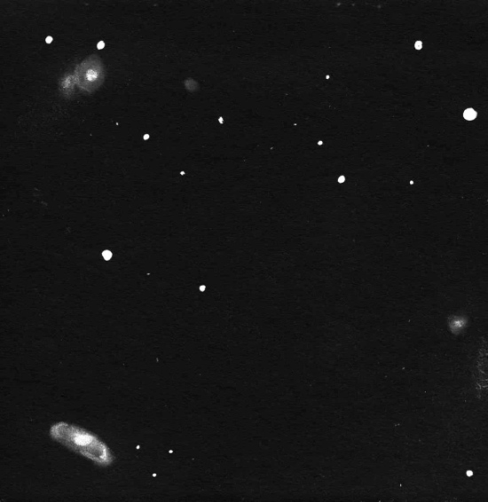 Sketch of NGC5222 by Dale Holt