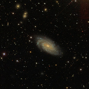 An image of galaxy NGC 6070 provided by the Sloan Digital Sky Survey (SDSS)