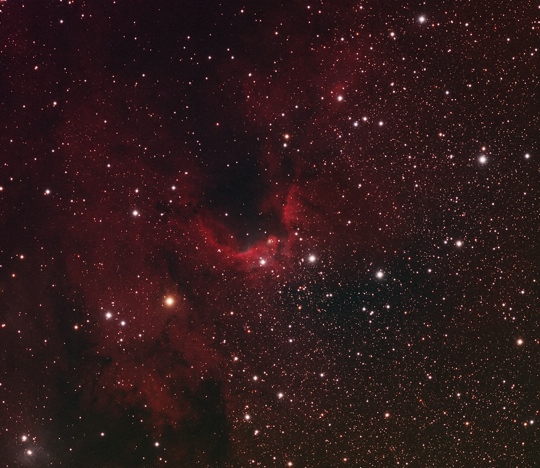 The Cave Nebula (Sh2-155) with an Equinox ED120 - Image Courtesy of David Davies