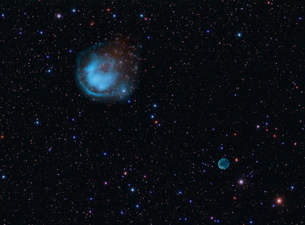 The Planetary Nebulae Abell 6 and HFG1 in Cassiopeia by David Ratledge