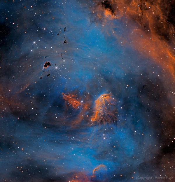 The IC 2944 and IC 2948 emission nebulae in Centaurus courtesy of Martin Pugh