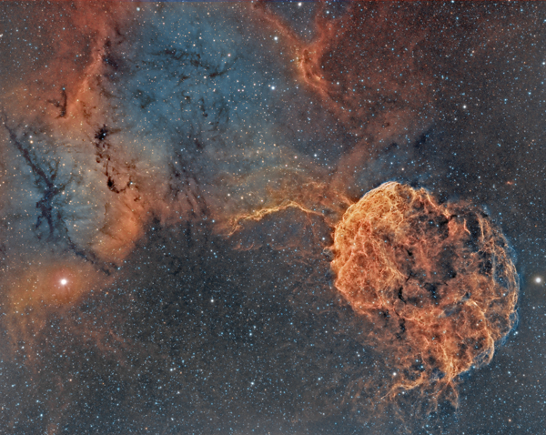 The Jellyfish Nebula (IC 443) in Gemini courtesy of Sara Wager