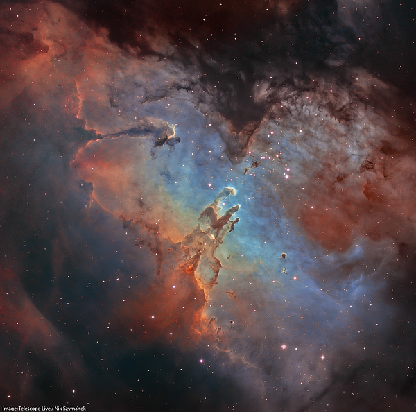The Eagle Nebula (M16) in Serpens courtesy of Nik Szymanek