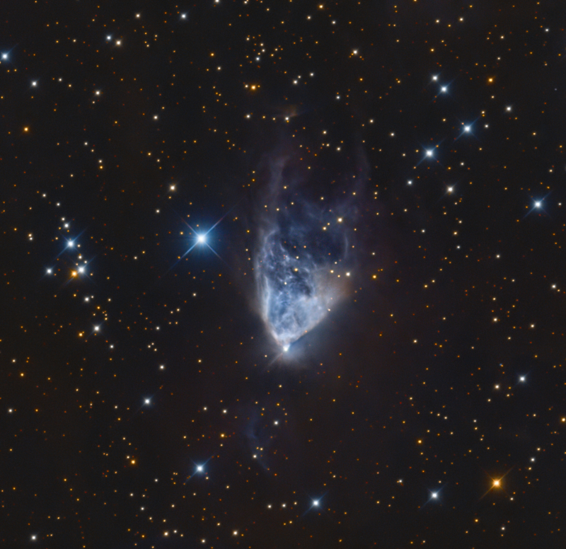 Hubble’s Variable Nebula (NGC 2261) in Monoceros courtesy of Makis Palaiologou, Stefan Binnewies and Frank Sackenheim (www.capella-observatory.com)