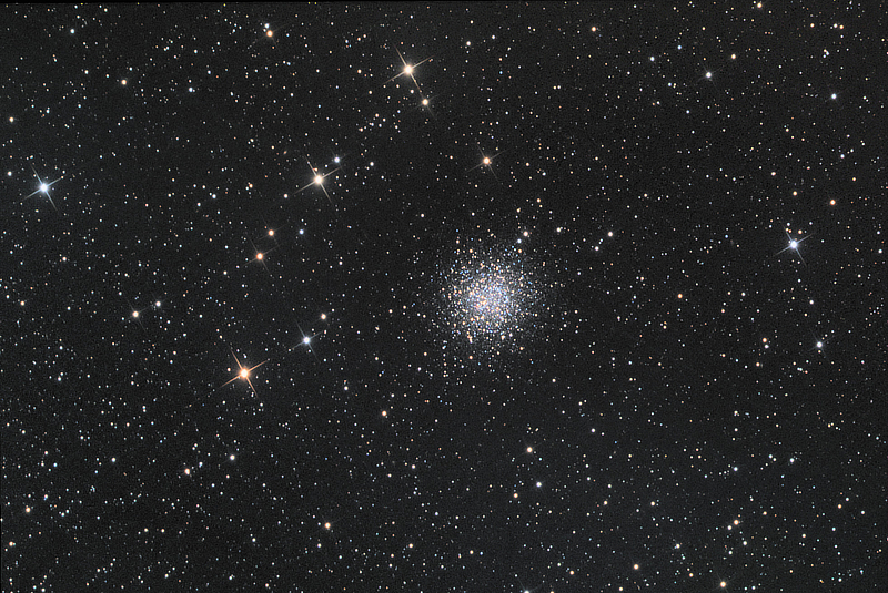 An image of globular cluster NGC 5897 in Libra courtesy of Gregg L. Ruppel.