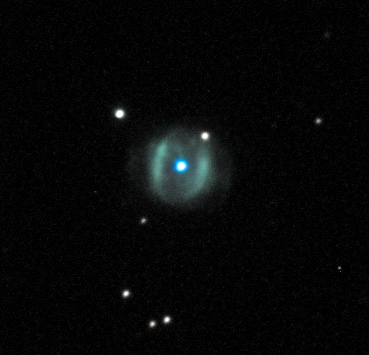 An image of the planetary nebula NGC 6058 provided by Adam Block. Image Credit:  Larry and Judy Patterson/Adam Block/NOAO/AURA/NSF.