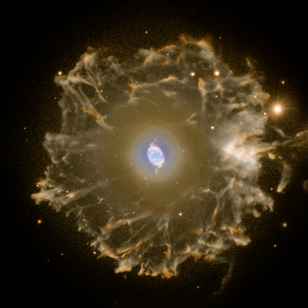 Planetary Nebula NGC 6543 in Draco - Nordic Optical Telescope and Romano Corradi (Isaac Newton Group of Telescopes, Spain)