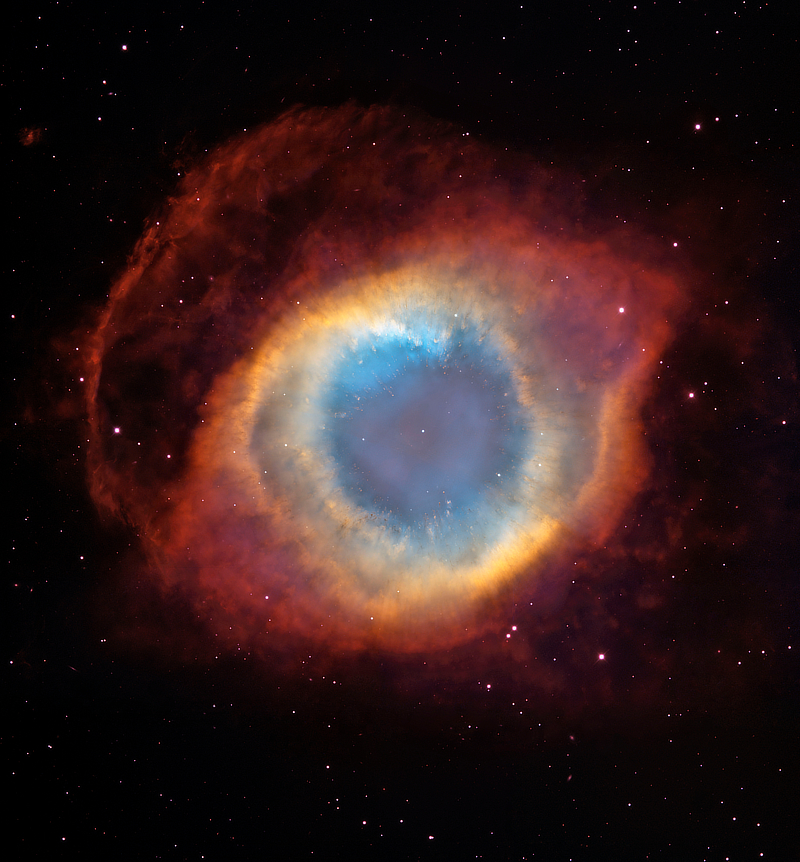 An image of the planetary nebula NGC 7293 in Aquarius courtesy of NASA, ESA, C.R. O'Dell (Vanderbilt University), M. Meixner and P. McCullough (STScI)