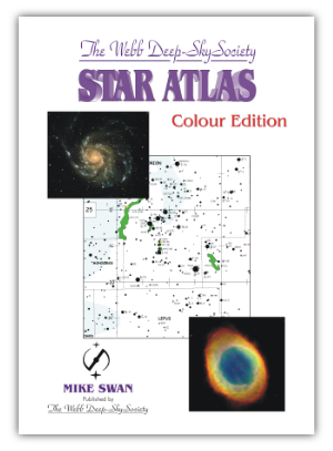 Cover of the Webb Deep–Sky Society Colour Star Atlas