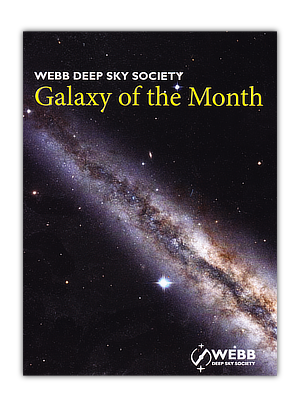 Cover of Webb Deep-Sky Society Galaxy of the Month book